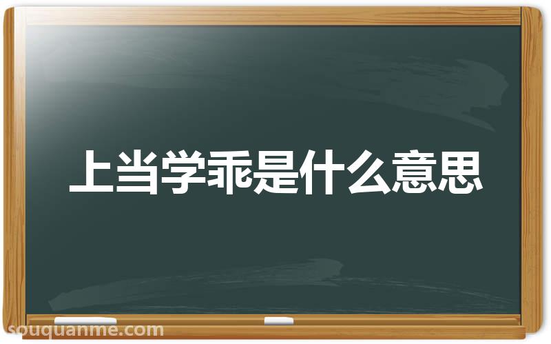 上当学乖是什么意思 上当学乖的拼音 上当学乖的成语解释